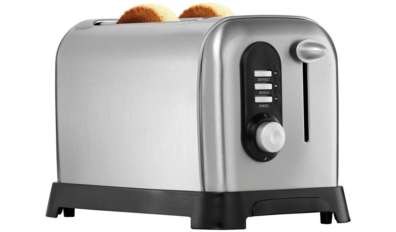 2 Slice Toaster - Brushed Stainless Steel