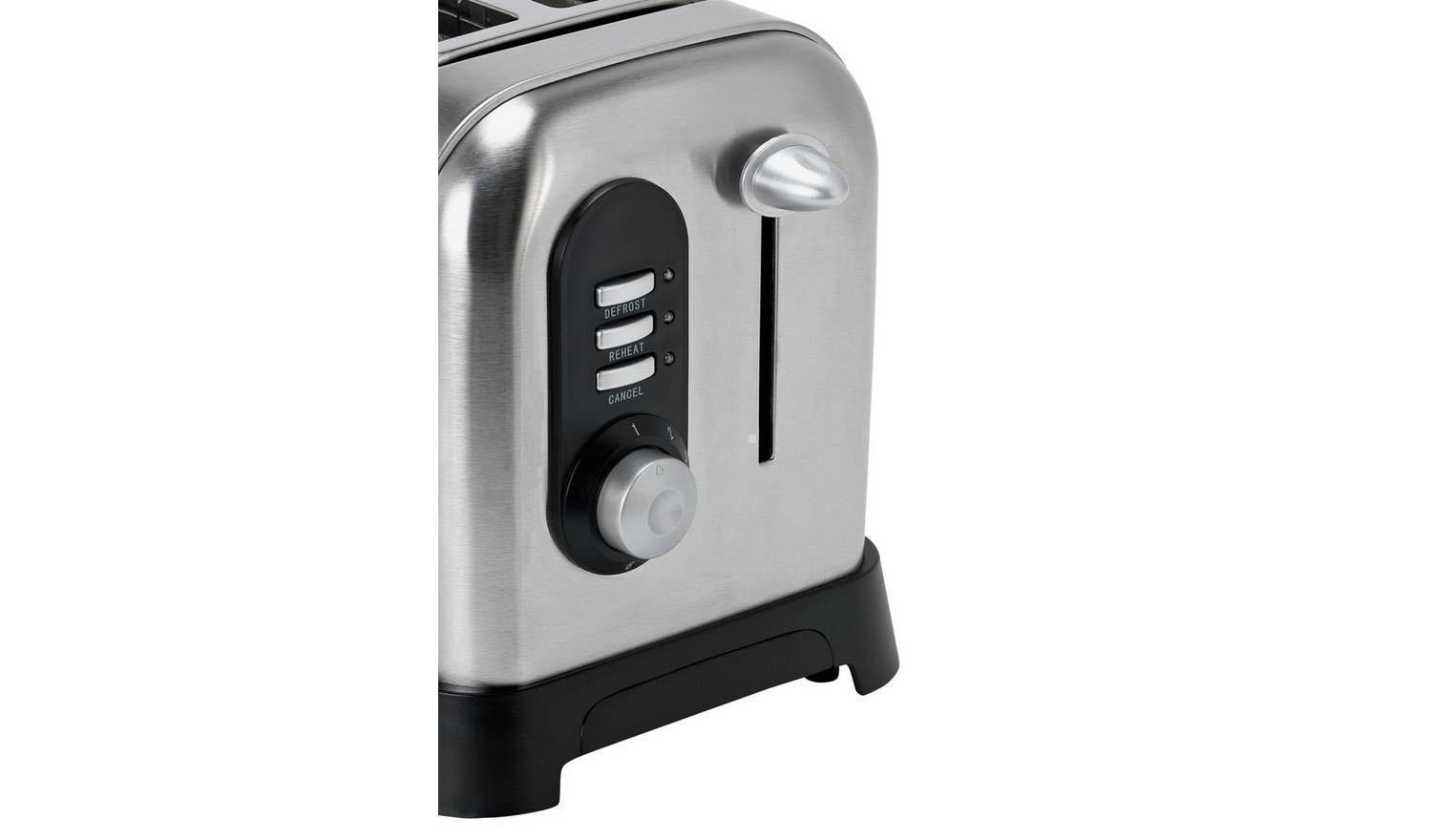 2 Slice Toaster - Brushed Stainless Steel