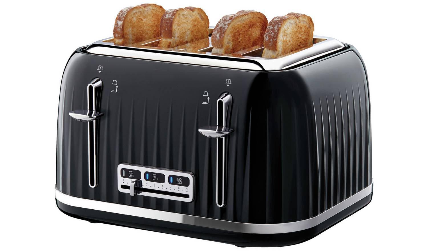 Breville VTT476 Impressions 4 Slice Toaster - Black